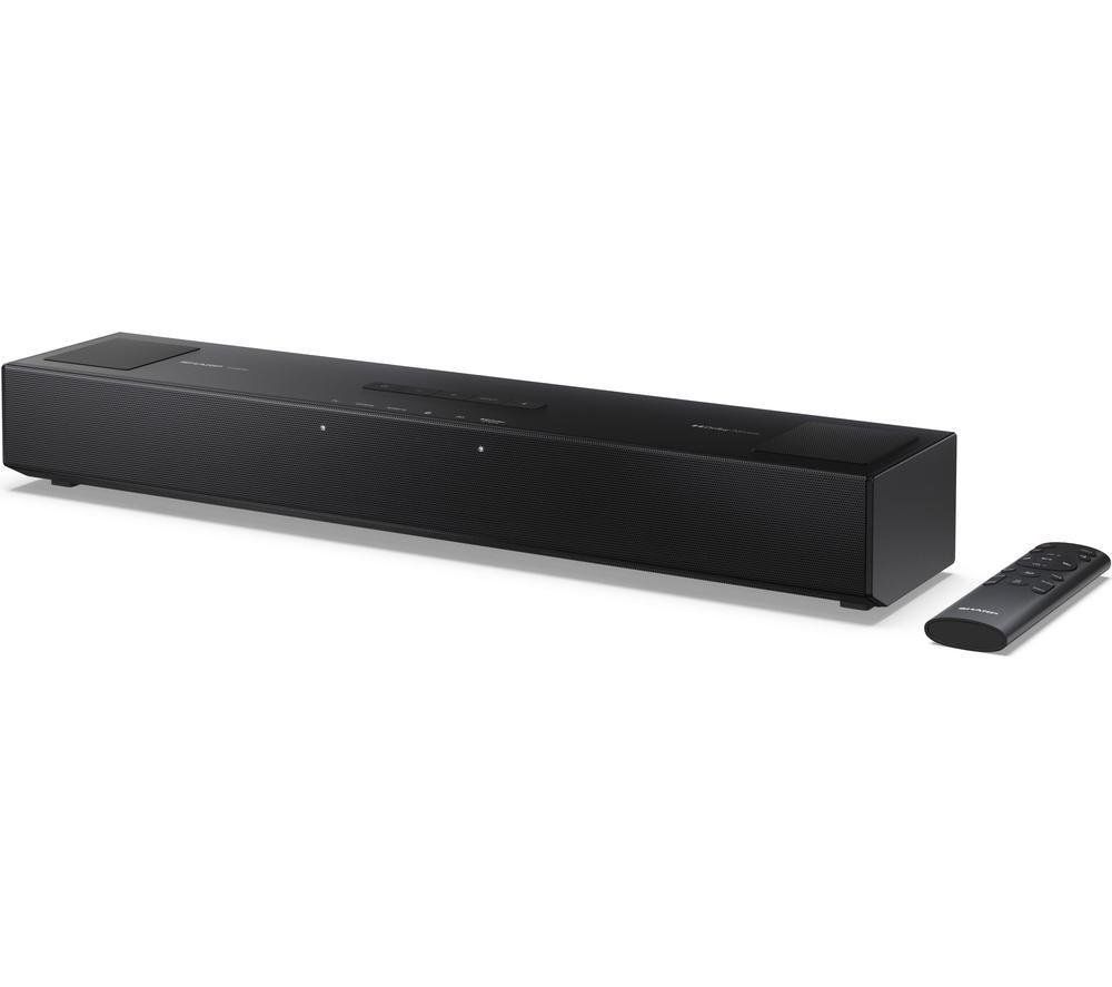 SHARP HT-SB700 2.0.2 Compact Sound Bar with Dolby Atmos - Black, Black - Image 1
