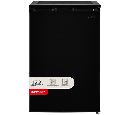 SHARP SJ-UE121M4B-EN Undercounter Fridge - Black, Black - Thumbnail 2
