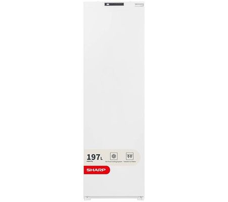 SHARP SJ-SE197E01X-EN Integrated Tall Freezer - Sliding Hinge, White - Thumbnail 2