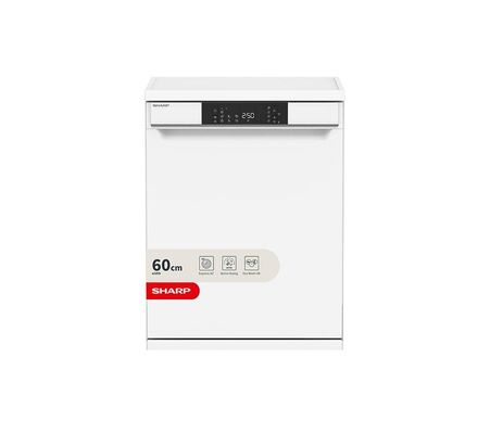 SHARP QW-NA1FF47D3W2-EN Full-size Dishwasher - White, White - Thumbnail 2