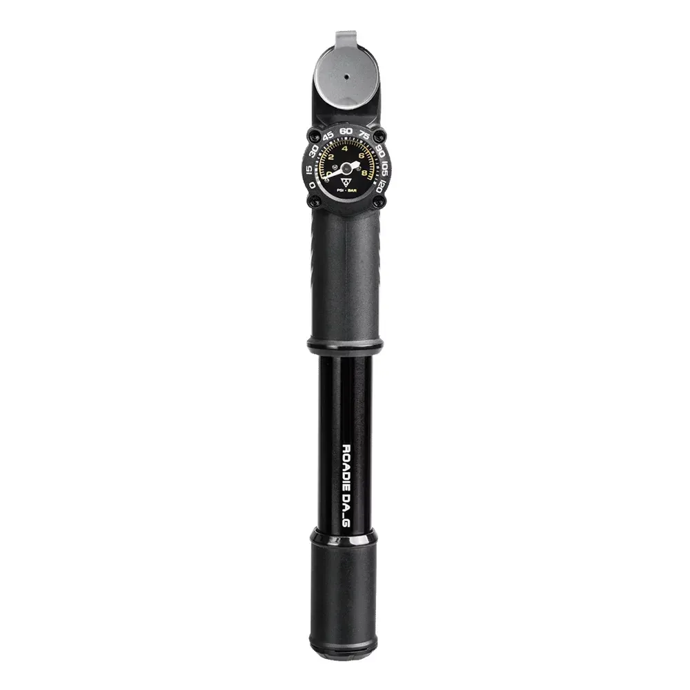 Topeak Roadie DA-G Hand Pump with Gauge Black - Image 1
