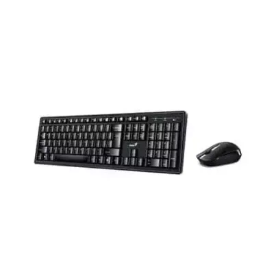 Genius KM-8200 keyboard Mouse included Home/Office USB English Black, Grey - Thumbnail 2