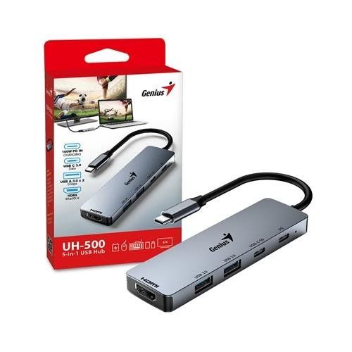 Genius UH-500 USB Type-C Silver - Image 1