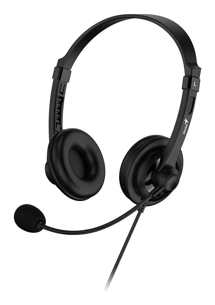 Genius HS-230U Headset Wired Head-band Office/Call center USB Type-C Black - Image 1