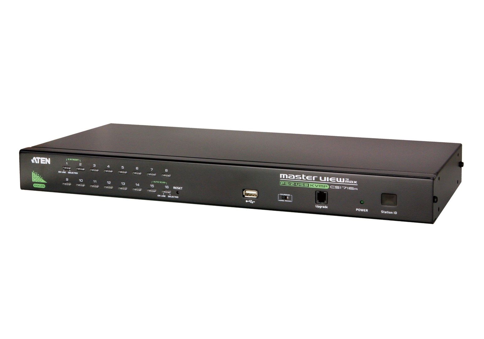 ATEN CS1716A KVM switch Rack mounting Black - Image 1