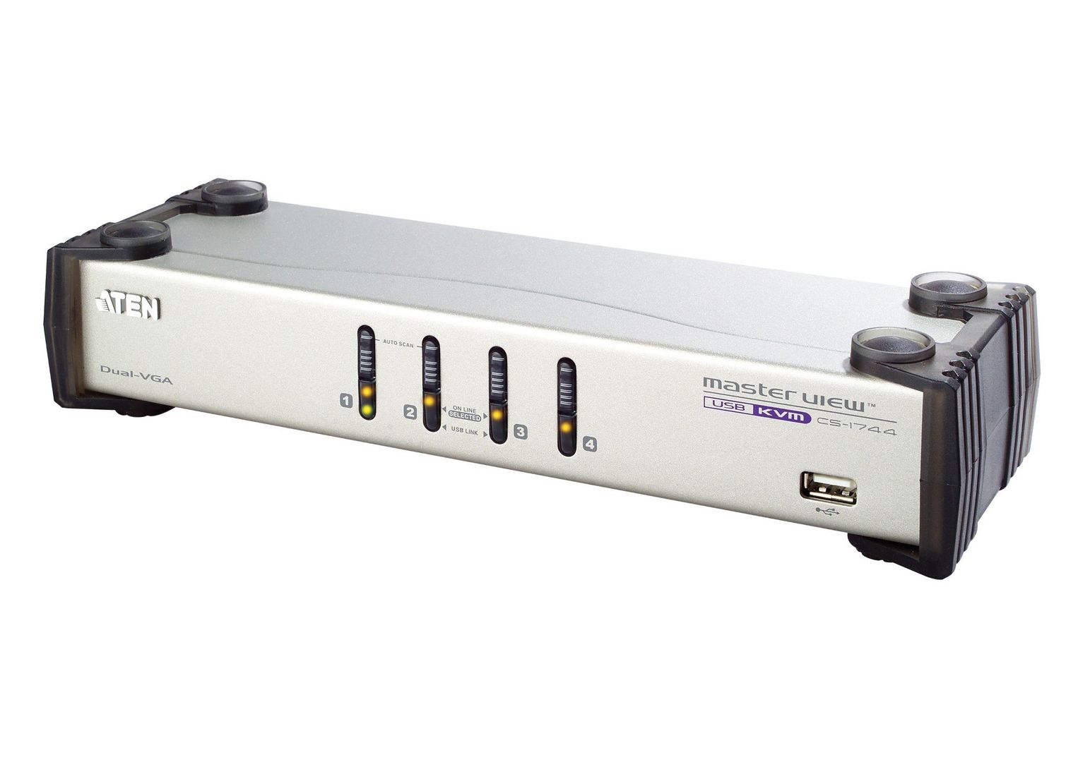 ATEN CS1744 KVM switch White - Image 1