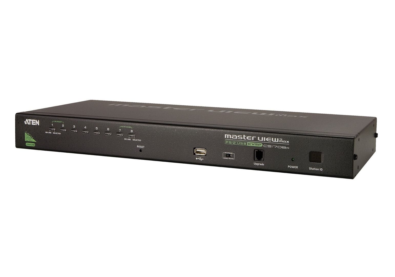 ATEN CS1708A KVM switch Rack mounting Black - Image 1