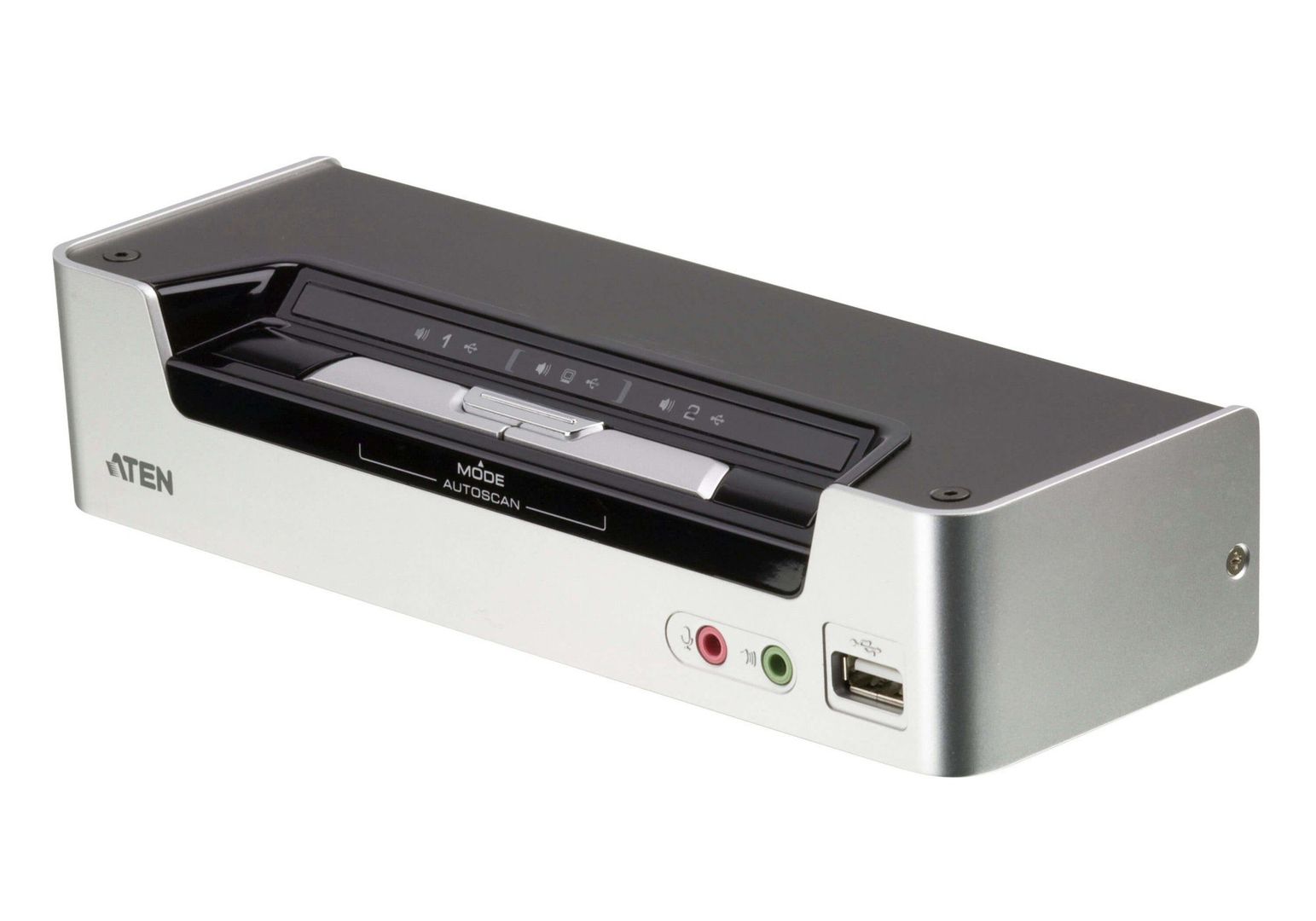 ATEN CS1792 KVM switch Rack mounting Black, Silver - Image 1