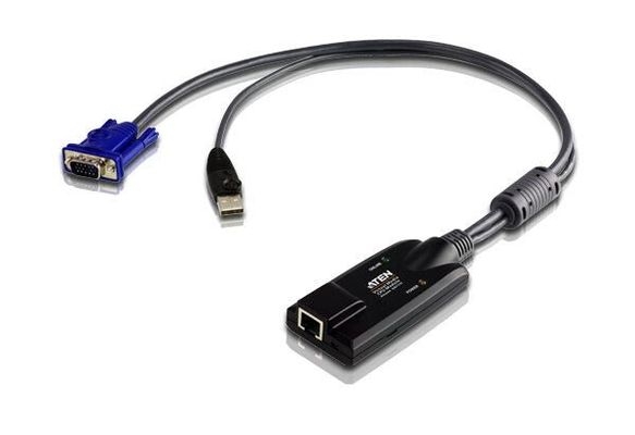 ATEN USB - VGA to Cat5e/6 KVM Adapter Cable (CPU Module) with Virtual Media Support