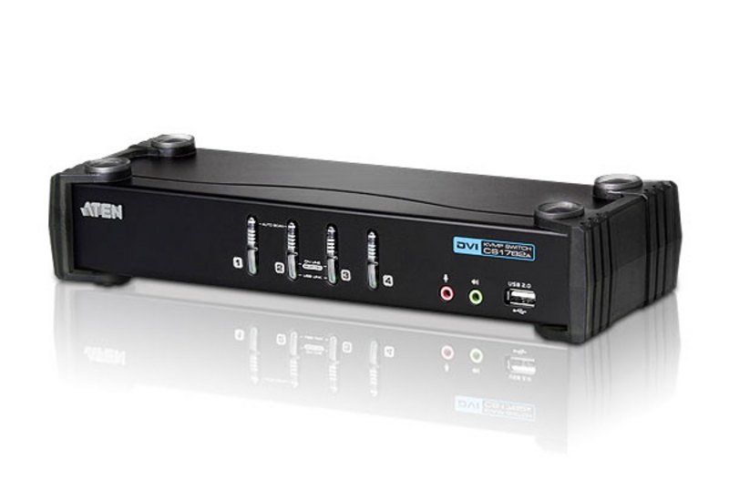 ATEN CS1764A KVM switch Black - Image 1