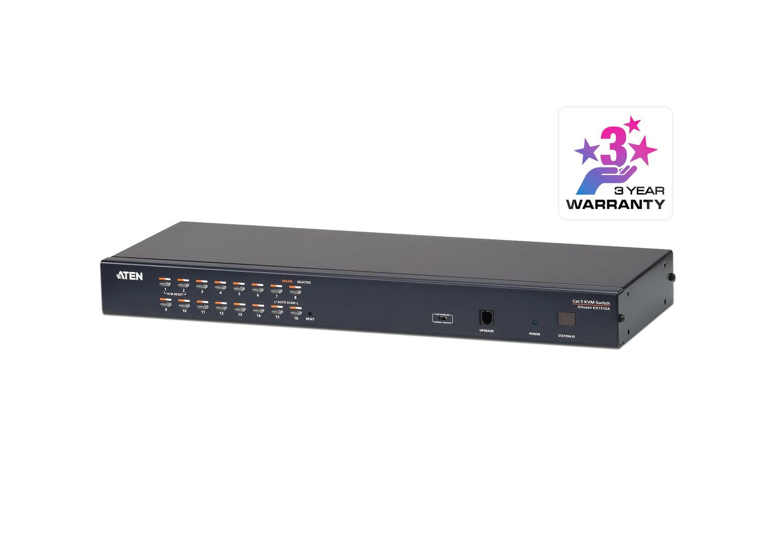 ATEN KH1516A KVM switch Rack mounting Black - Image 1