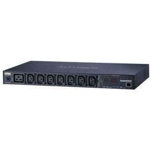 ATEN 1U 16A 8 Outlet Switched Bank Metered PDU + Free Eco PDU Manager - Image 1