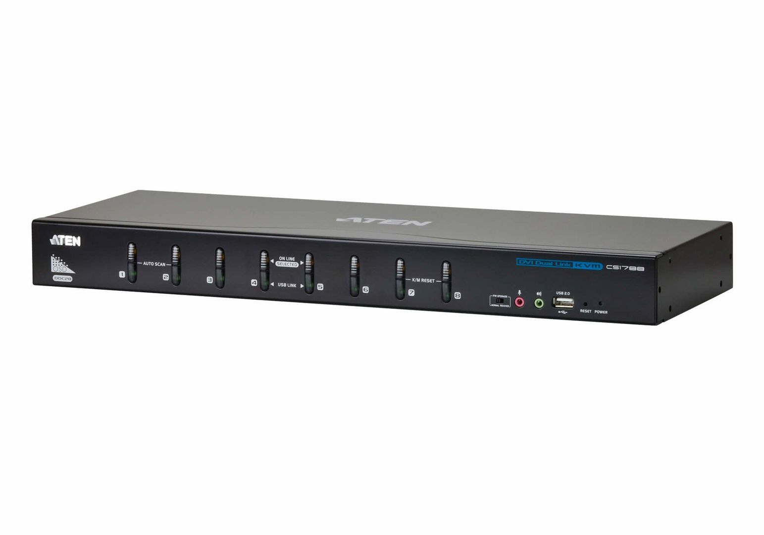 ATEN CS1788 KVM switch Rack mounting Black - Image 1
