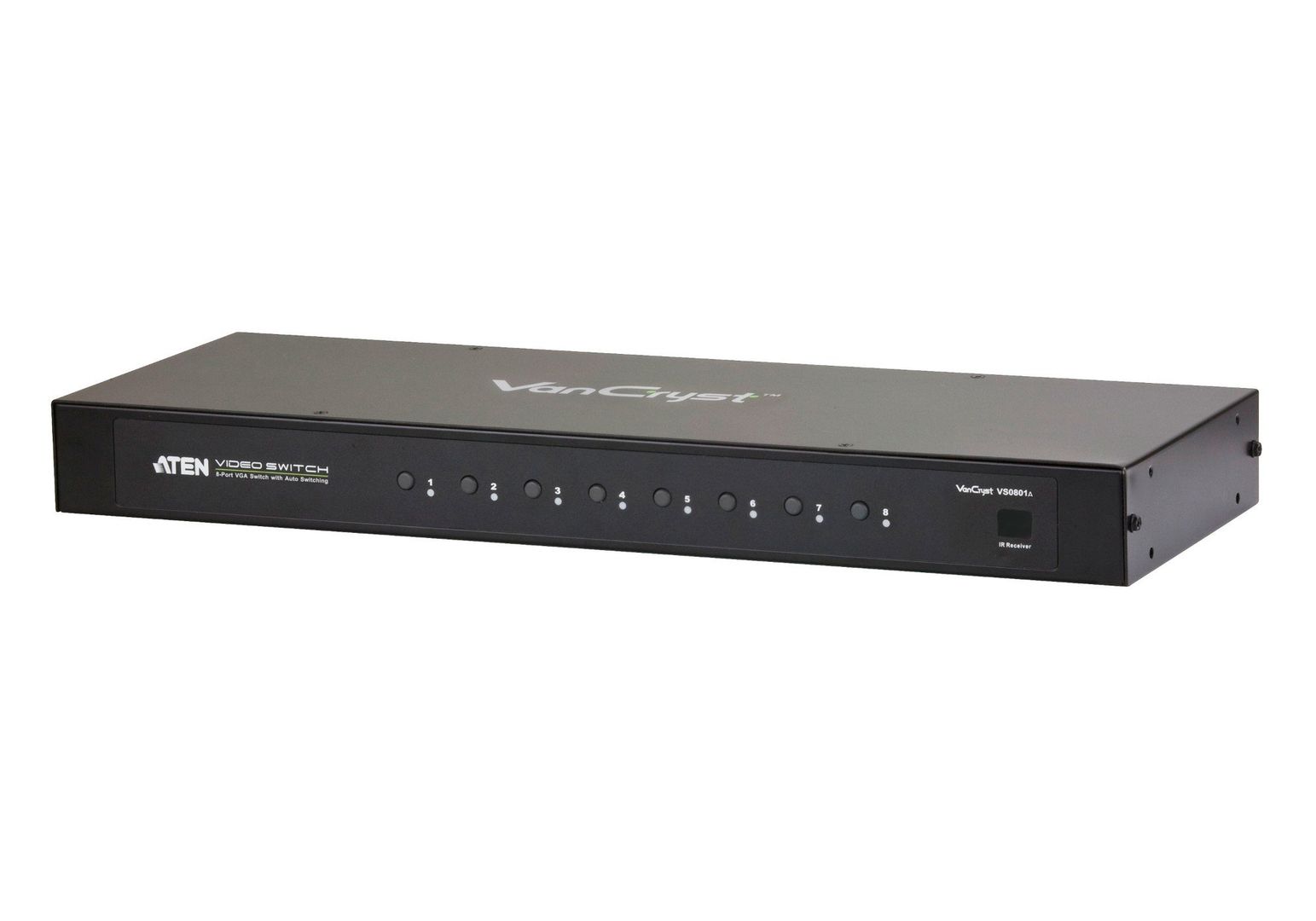 ATEN VS0801A KVM switch Rack mounting Black - Image 1