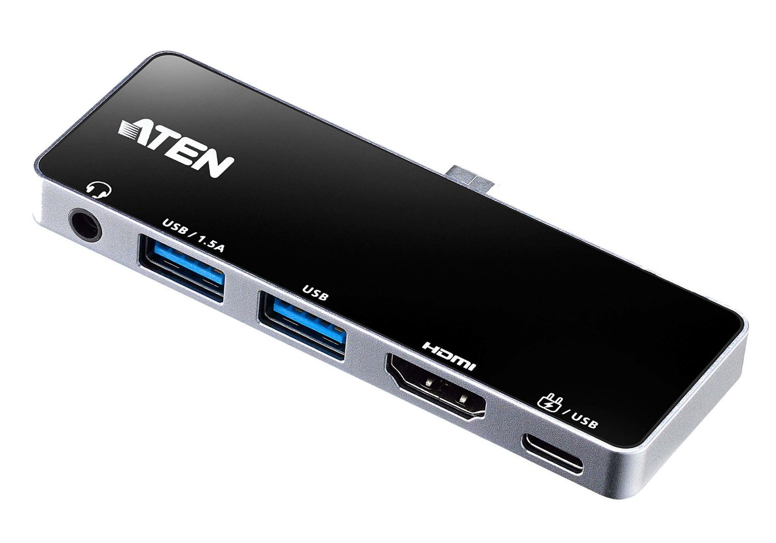 ATEN USB-C Travel Dock with Power Pass-Through - Image 1