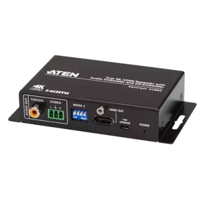 ATEN VC882 AV extender AV repeater Black - Thumbnail 2