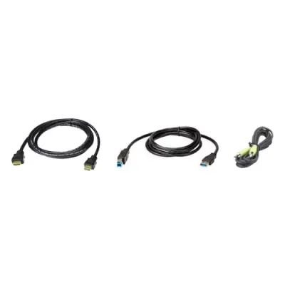 ATEN 2L-7D02UHX3 KVM cable Black 1.8 m - Thumbnail 3