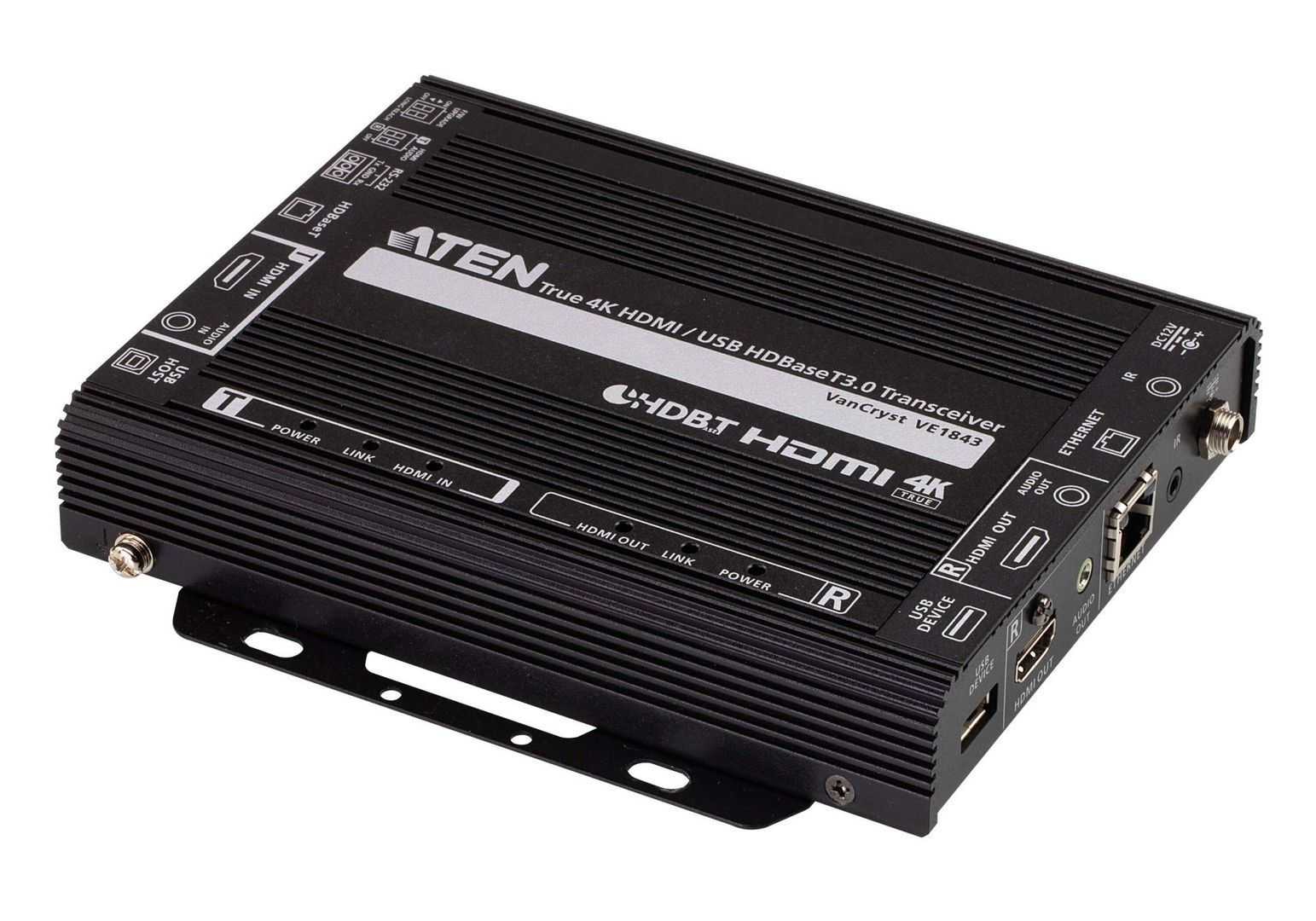 ATEN VE1843 AV extender AV transmitter & receiver Black - Image 1