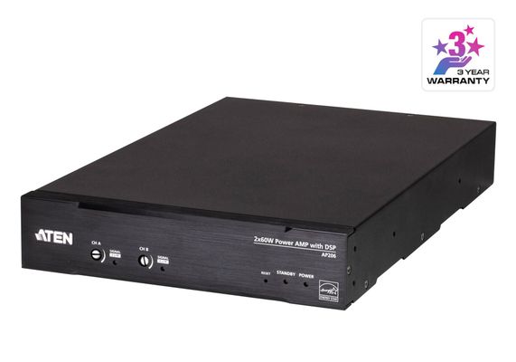 ATEN 2 x 60W Power Amplifier with DSP - Thumbnail 2