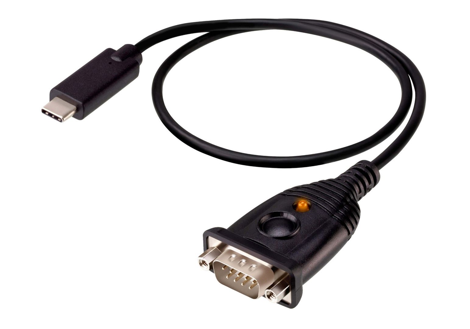 ATEN UC232C serial cable Black 0.45 m USB Type-C DB-9 - Image 1