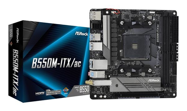 Asrock B550M-ITX/ac AMD B550 Socket AM4 mini ITX