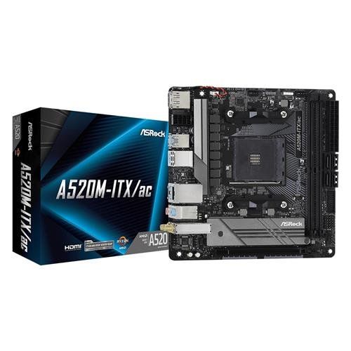 Asrock A520M-ITX/ac AMD A520 Socket AM4 mini ITX - Image 1