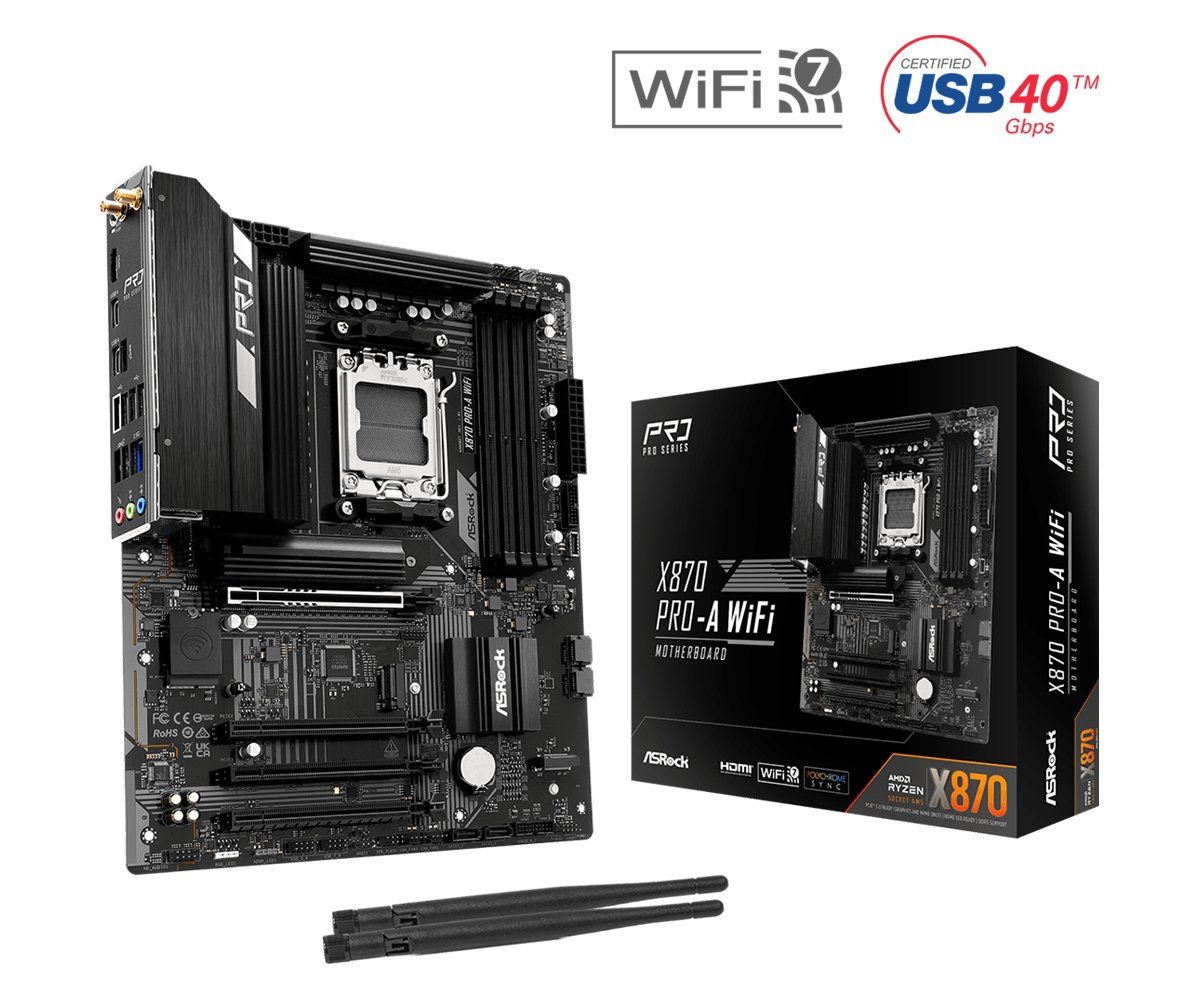 Asrock X870 Pro-A WiFi AMD X870 Socket AM5 ATX - Image 1