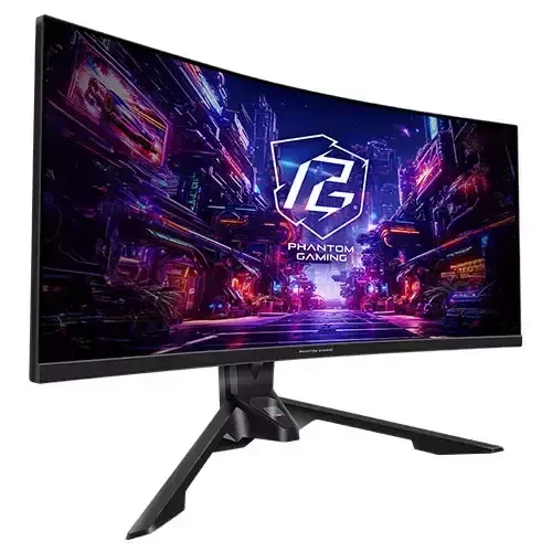 Asrock 34 Wqhd Curved Gaming Monitor - Image 1