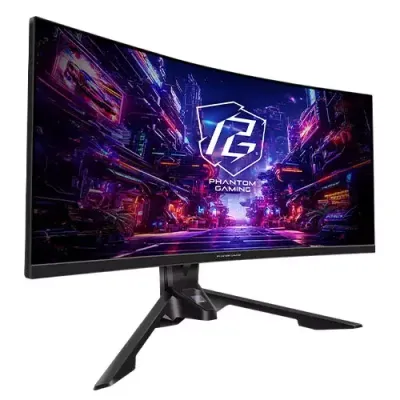 Asrock PG34QRT2B computer monitor 86.4 cm (34") 3440 x 1440 pixels Wide Quad HD LCD Black