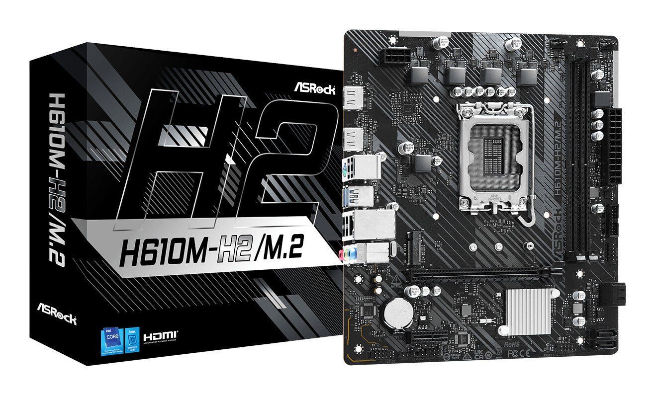 Asrock H610M-H2/M.2 Intel H610 LGA 1700 micro ATX - Image 1
