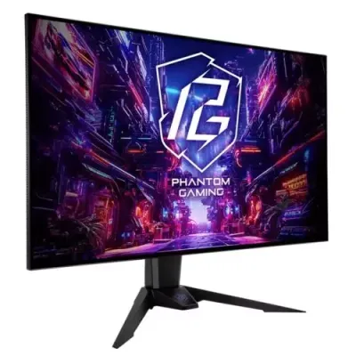 Asrock PGO32UFS computer monitor 80 cm (31.5") 3840 x 2160 pixels 4K Ultra HD OLED Black - Thumbnail 2