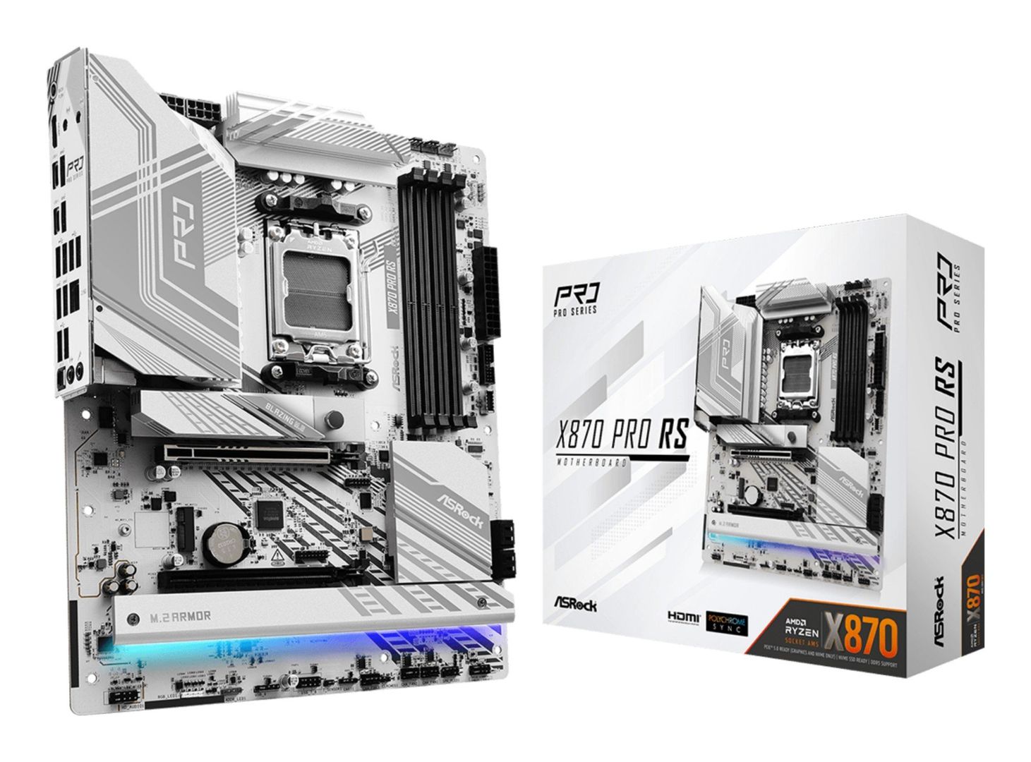 Asrock X870 PRO RS AMD X870 Socket AM5 ATX - Image 1