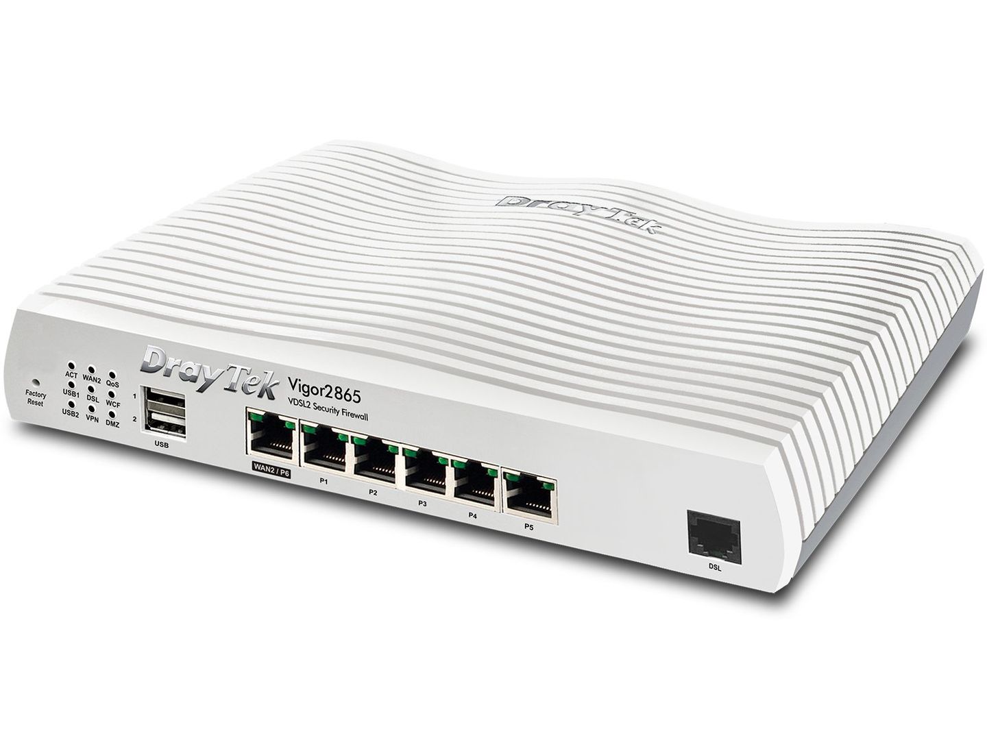 DrayTek Vigor 2865 wired router Gigabit Ethernet Grey, White - Image 1