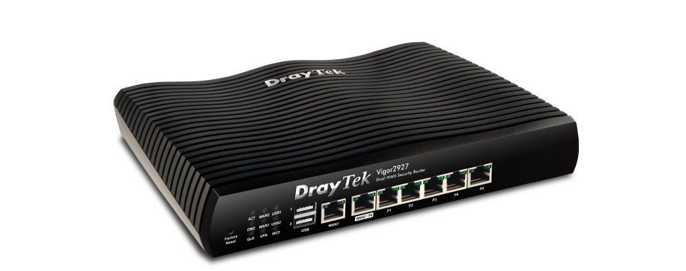 DrayTek Vigor 2927 (UK/IE) wired router Gigabit Ethernet Black - Image 1