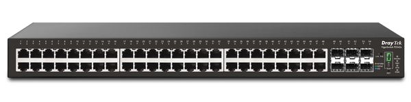 DrayTek VigorSwitch P2542x Managed L2+ Gigabit Ethernet (10/100/1000) Power over Ethernet (PoE) 1U Black - Thumbnail 2