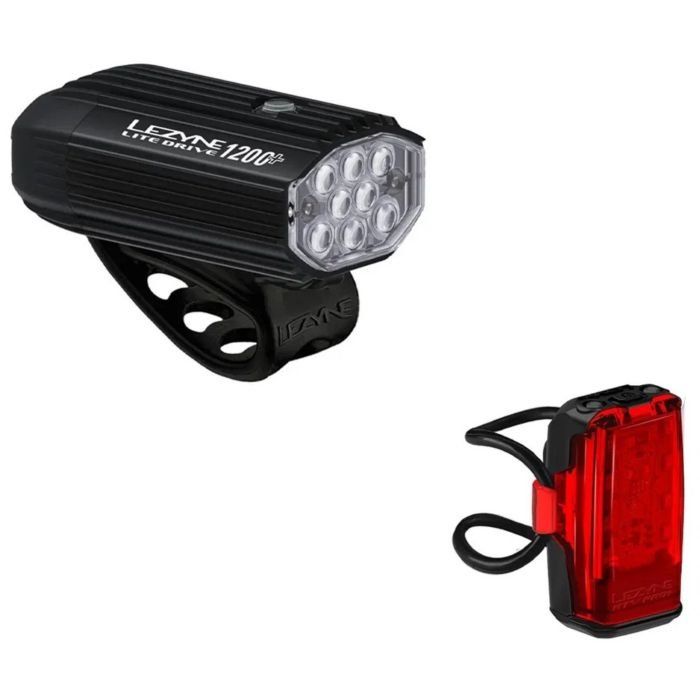Lezyne Lite Drive 1200+ & KTV Drive Pro+ Light Set - Image 1