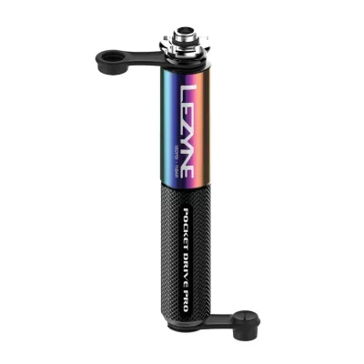 Lezyne Pocket Drive Pro Pump - Neo Metallic / Black - Thumbnail 2