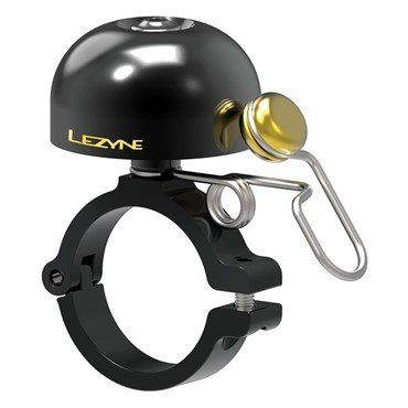 Lezyne Classic Brass Bell Hard Mount Black/Black - Thumbnail 2