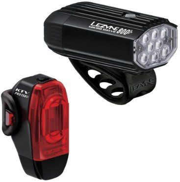Lezyne Micro Drive 800+ & KTV Drive Pro+ Light Set - Image 1