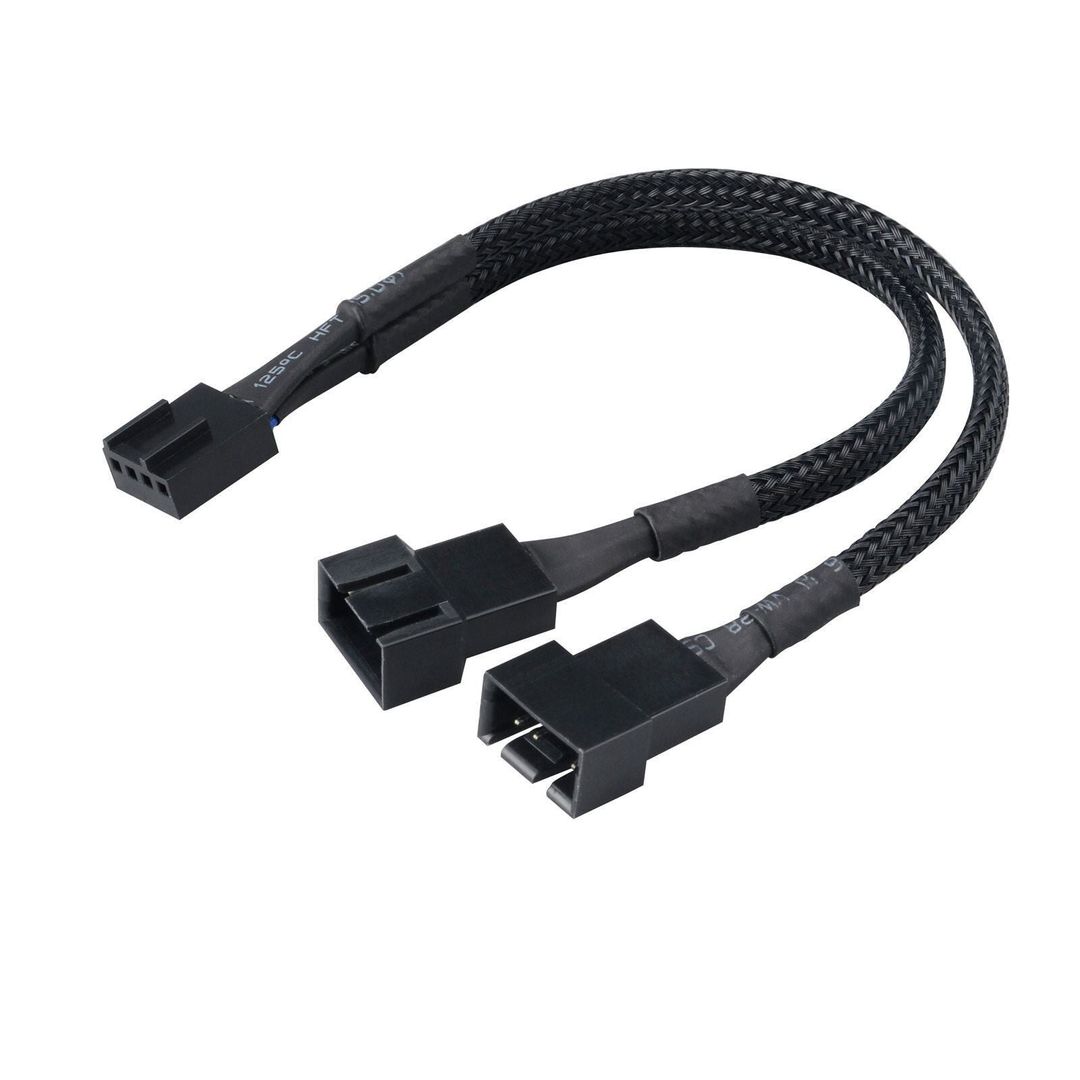 Akasa PWM fan splitter. 2 PWM fans from single PWM header - Image 1