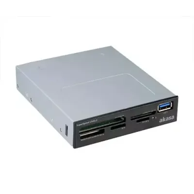 Akasa AK-ICR-27 card reader USB 3.2 Gen 1 (3.1 Gen 1) Internal Black. - Thumbnail 3
