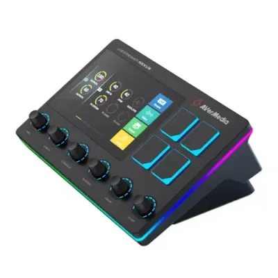 AVerMedia AX310 audio mixer 3 channels 10 - 20000 Hz Black - Thumbnail 2