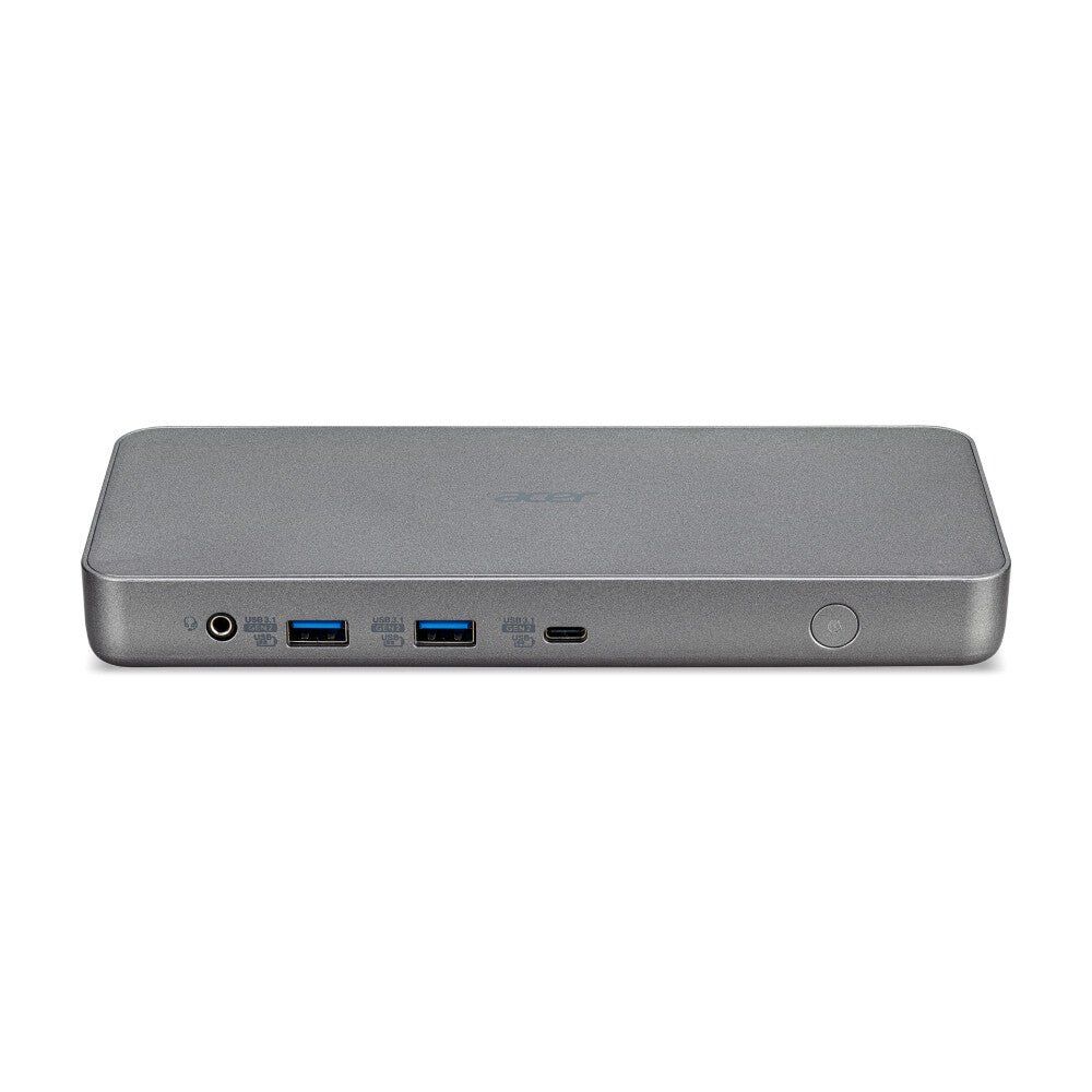 Acer USB Type-C D501 Docking Station with ChromeOS support, Silver - HDMI, DP, Gig-E, USB 3.2 Gen 1 Type-A, USB 3.2 Gen 2 Type-C - Image 1