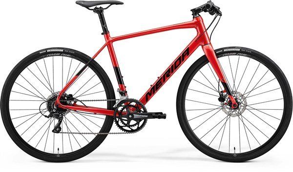 Merida Speeder 200 Hybris Bike 2023 RED/BLK - Thumbnail 2