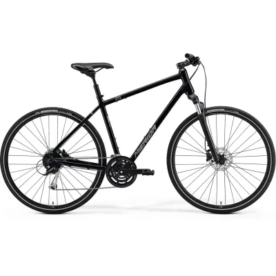 Merida Crossway 100 Hybrid Bike 2022 Black/Silver