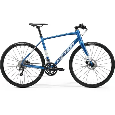 Merida Speeder 300 Hybrid Bike 2023 Blue/Silver