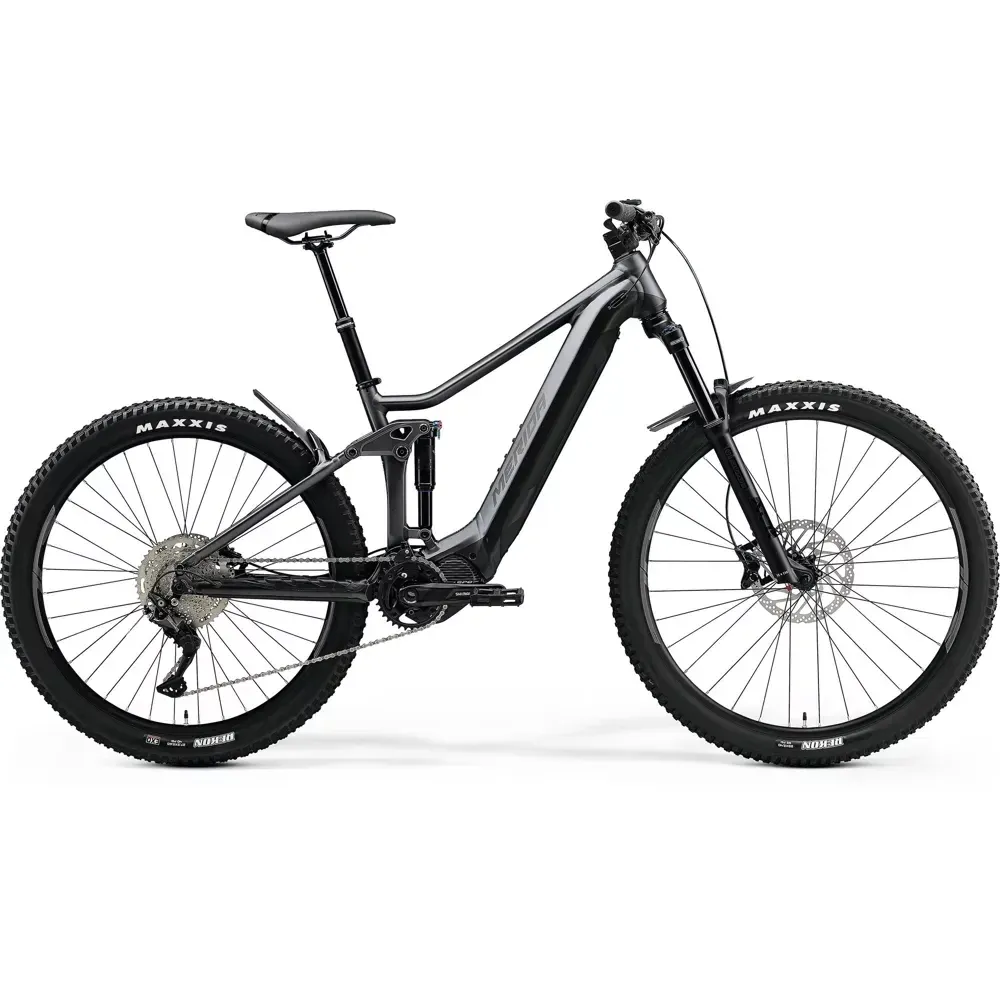 Merida eOne-Forty 400 Electric Mountain Bike 2022 Anthracite/Black - Image 1