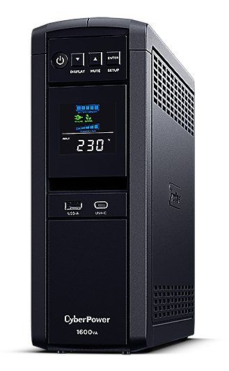 CyberPower CP1600EPFCLCD-UK uninterruptible power supply (UPS) Line-Interactive 1.6 kVA 1000 W 6 AC outlet(s) - Image 1