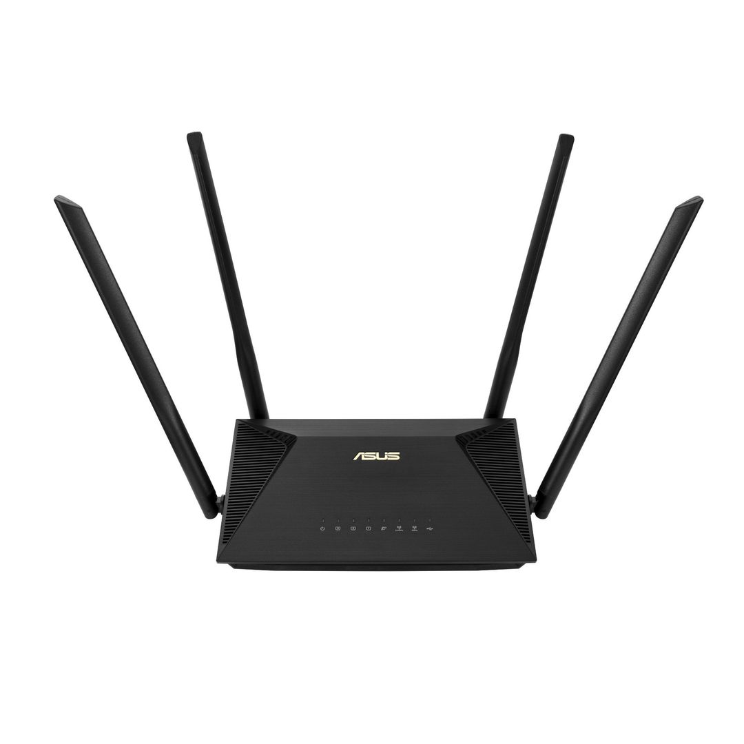 ASUS RT-AX53U wireless router Gigabit Ethernet Dual-band (2.4 GHz / 5 GHz) Black - Image 1