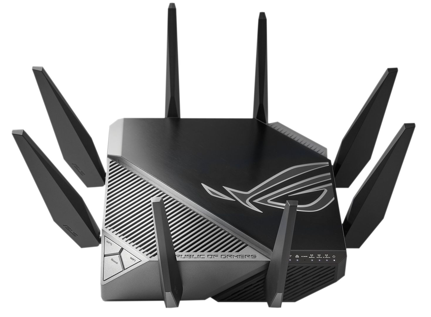 ASUS GT-AXE11000 wireless router Gigabit Ethernet Tri-band (2.4 GHz / 5 GHz / 6 GHz) Black - Image 1